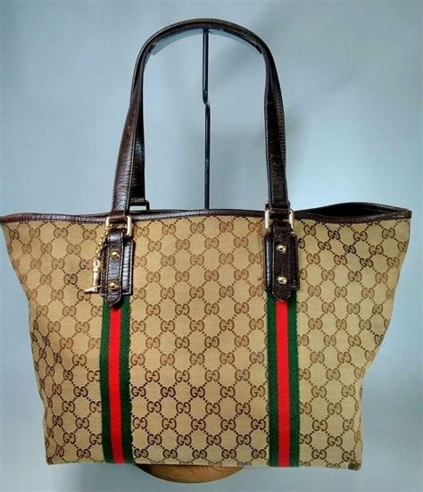 gucci coated fabric tote|genuine gucci tote bag.